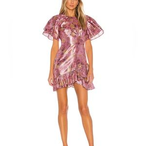 Tularosa Magnolia Floral Della Mini Dress